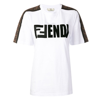 19FW 펜디 FF 로고 티셔츠 FS7088/A5HQF0ZNM라운지 에스