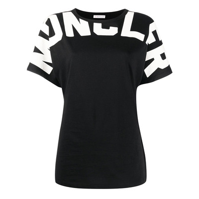 20SS 몽클레어 블랙 로고 티셔츠 8C707-10-V8094/999라운지 에스