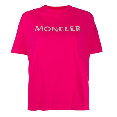 20SS 몽클레어 푸시아 로고 티셔츠 8C704 10/V8094560라운지 에스